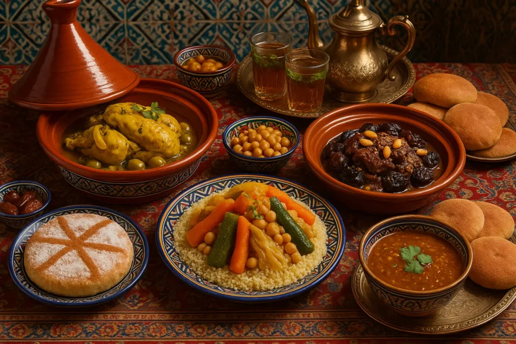 أشهر الأطباق المغربية التقليدية