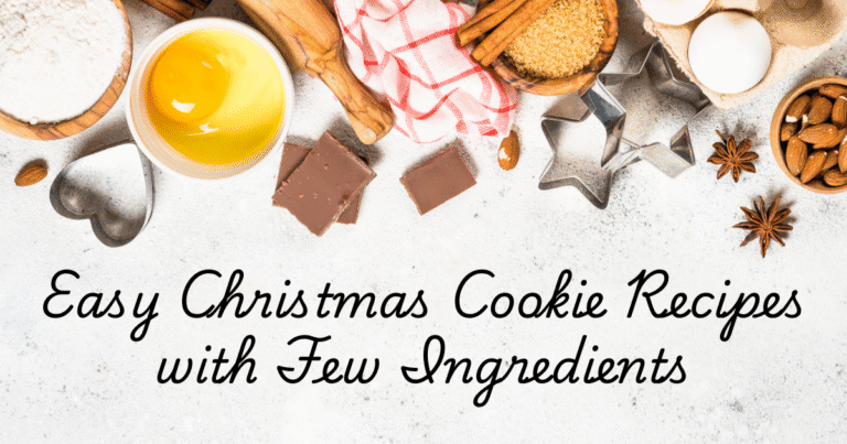 Easy Christmas Cookie Recipes with Few Ingredients