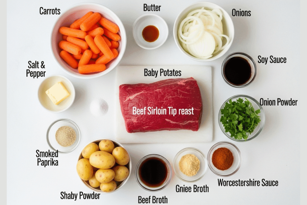 Slow Cooker Sirloin Tip Roast