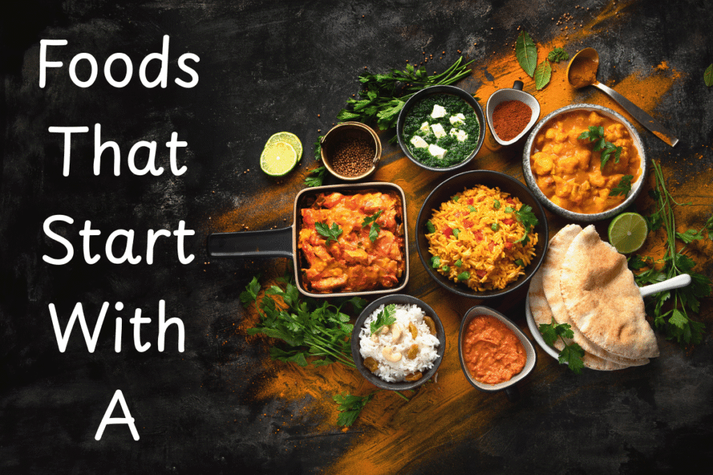 foods that start with a