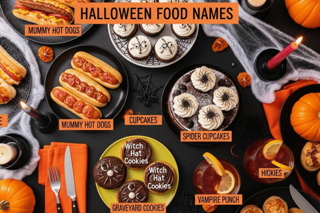 halloween food names