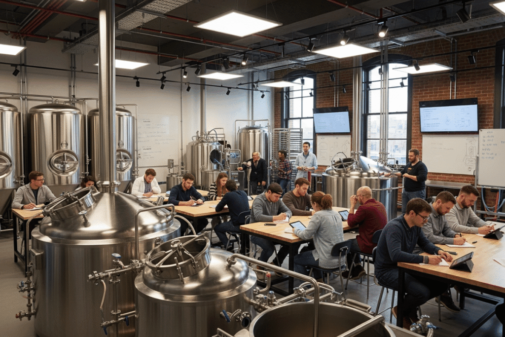 beer brewing school