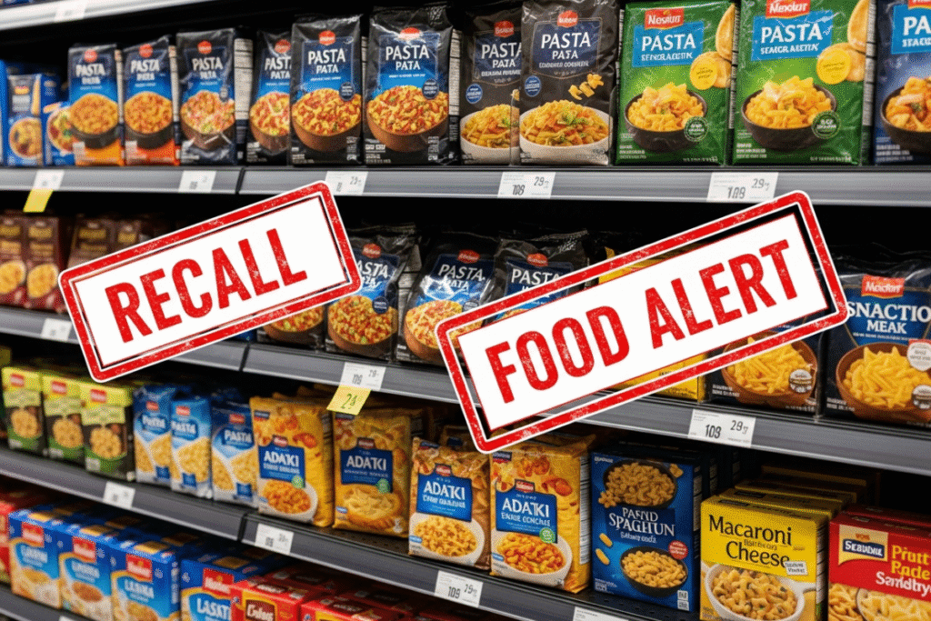 recalled pasta meals listeria