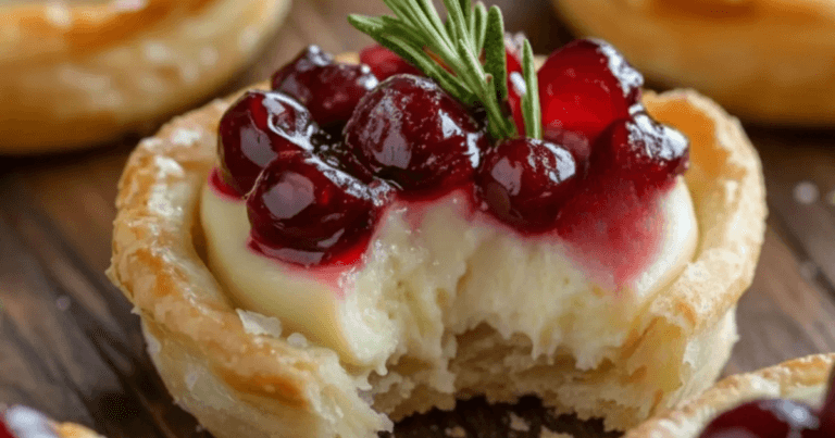 Cranberry Brie Tartlets