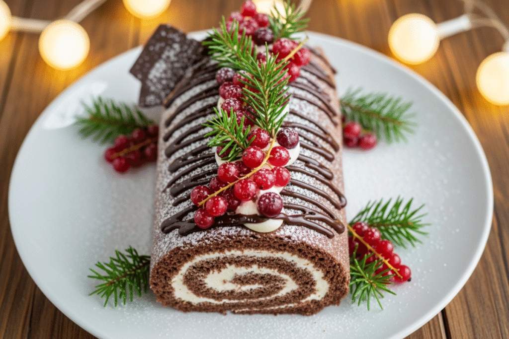 Christmas Roll Cake 