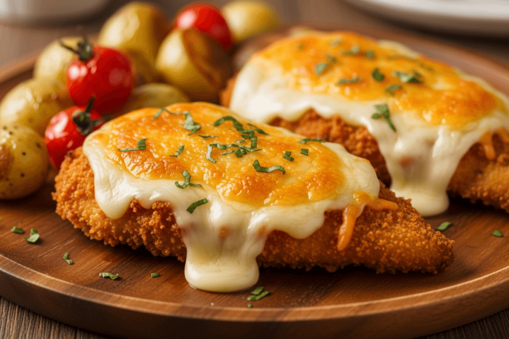 Extra-Cheesy Parmesan Crusted Chicken