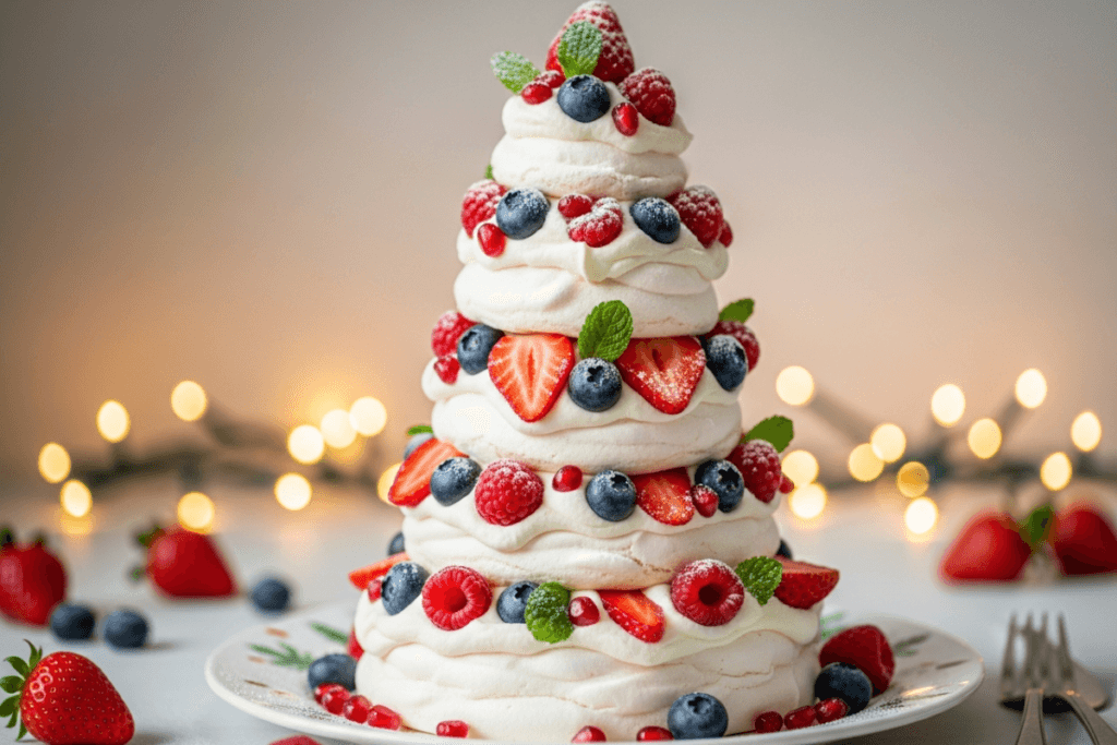 -Pavlova Christmas Tree 