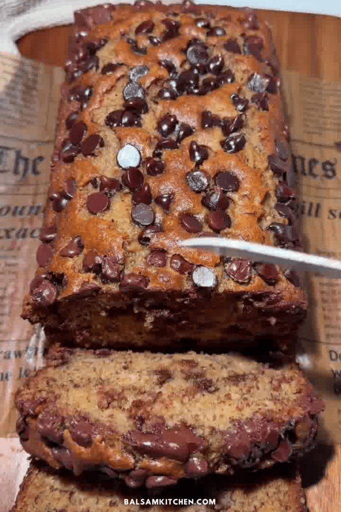 banana bread recipe with chocolate chips