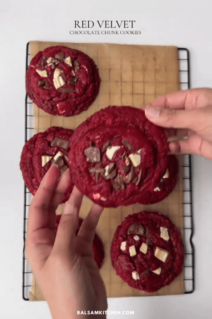 red velvet cookies recipe